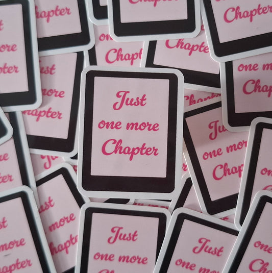 Just one more chapter sticker