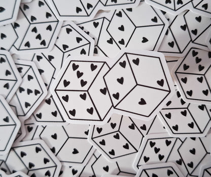 Dice sticker