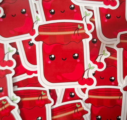 Sweet jam friend cherry sticker