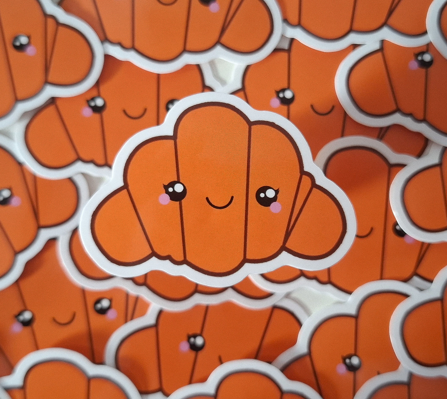 cozy croissant sticker