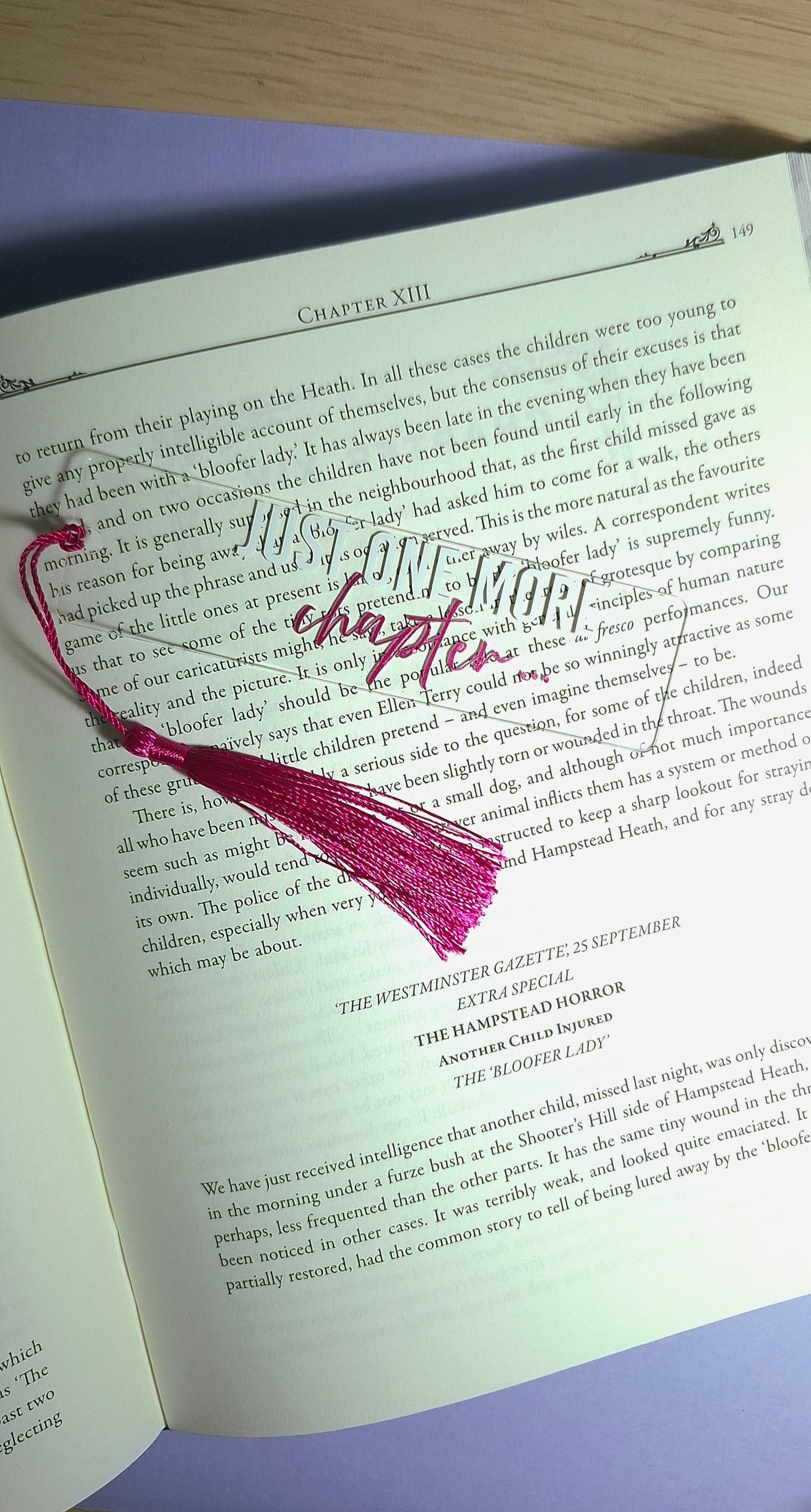 Just one more chapter bookmark