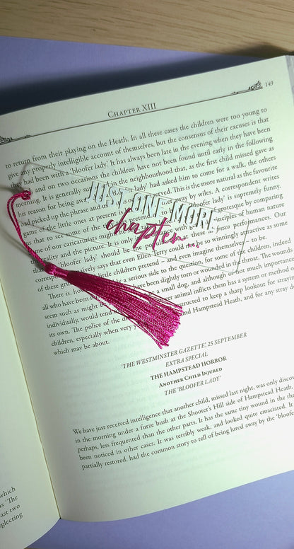 Just one more chapter bookmark